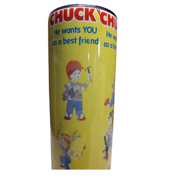 20 Oz Chucky Good Guys Halloween Drink Tumbler - Picture 2 of 6